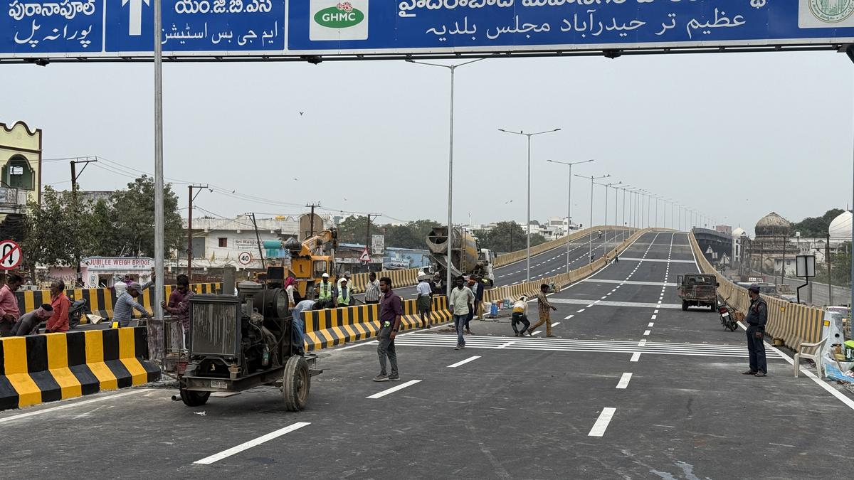 Watch | A ride on Hyderabad’s second longest flyover